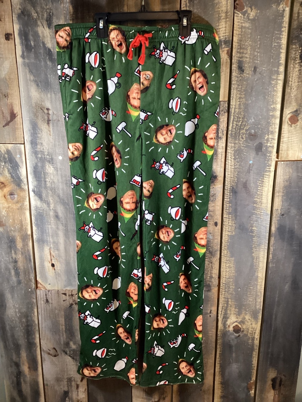 Buddy the Elf sleep pants unisex size XL